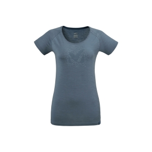 Millet Density T-Shirt Short Sleeve Frau Grau