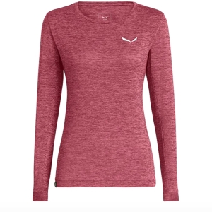 Salewa Puez Melange Dry Long Sleeve Tee Vrouw 