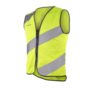 Wowow Gilet réfléchissant Roadie Homme Jaune fluo