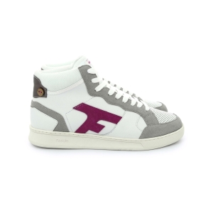 Faguo Hazelhi Leather Suede Man White