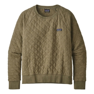 Patagonia Organic Cotton Quilt Crew Vrouw Khaki