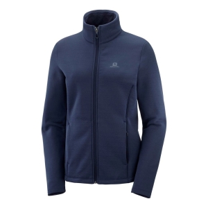 Salomon Radiant Full Zip Frau Nachtblau