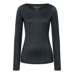 Black Diamond Long Sleeve Rhythm T-Shirt Frau Schwarz