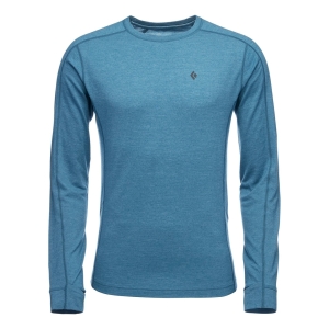 Black diamond Solution 150 Merino Base Crew Mann Blau