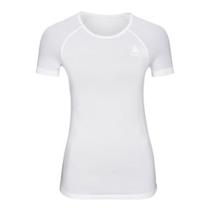 Odlo Performance X-Light Base Layer Top Crew Neck Short Sleeve Femenino Blanco