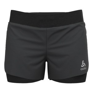 Odlo Short 2in1 Zeroweight 3 Inch Vrouw Antraciet