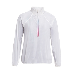 Under armour Impasse Flow 1/2 Zip Femme Blanc