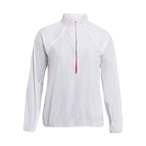 Under Armour Impasse Flow 1/2 Zip Femenino Blanco