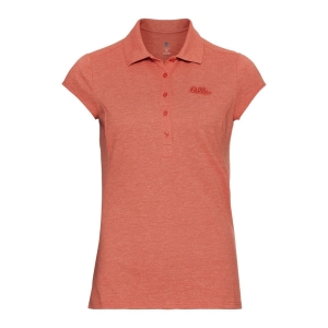 Odlo Kumano Polo Shirt Short Sleeve Feminino Coral