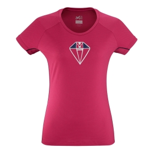 Millet Trilogy De Diamond T-Shirt Short Sleeve Femme Rose