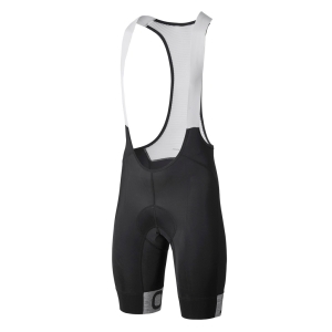 Dotout Team Bib Short black-melange light grey Mann Schwarz