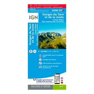 Cap Diffusion Top 25 - Gorges du Tarn et de la Jonte/Causse Méjan/PN des Cévennes Bleu