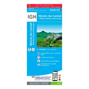 Cap Diffusion Top 25 - Monts du Cantal/PNR des Volcans d Auvergne (Résistante) Azul