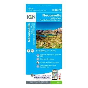 Cap Diffusion Top 25 - Néouvielle/Vallée d Aure/Parc National des Pyrénées Blauw