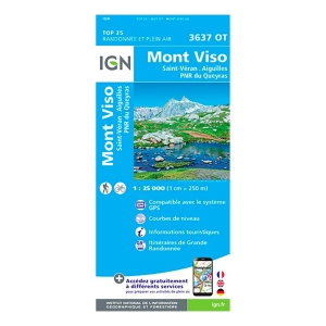 Cap Diffusion Top 25 - Mont Viso/Saint-Véran/Aiguilles/PNR du Queyras Blau
