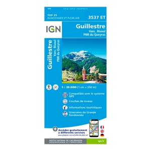 Cap Diffusion Top 25 - Guillestre/Vars/Risoul/PNR du Queyras Blauw