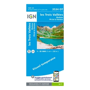 Cap Diffusion Top 25 - les Trois Vallées/Modane/PN de La Vanoise Blau
