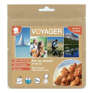 Voyager Porc au Caramel et son Riz 80G Bege