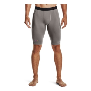 Under Armour HeatGear Rush 2.0 Long Shorts Men Light grey