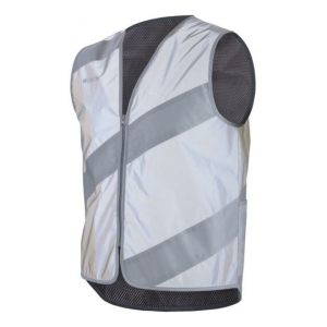 Wowow Gilet réfléchissant Roadie Homme Argenté