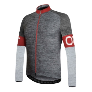 Dotout Block Long Sleeve Jersey Melange Dark Grey-White Uomo Grigio denim