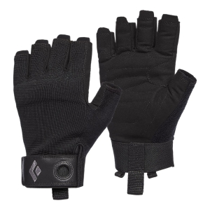 Black Diamond Crag Half-Finger Gloves Hombre Negro