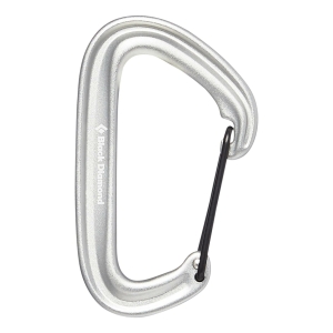 Black Diamond Litewire Carabiner Lichtgrijs