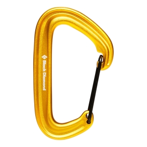 Black Diamond Litewire Carabiner Amarillo