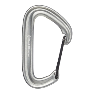 Black Diamond Litewire Carabiner Grigio