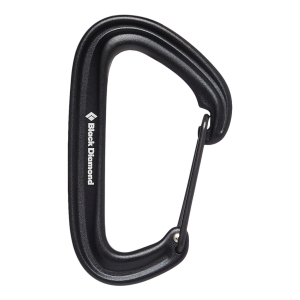 Black Diamond Litewire Carabiner Schwarz