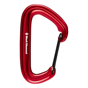 Black Diamond Litewire Carabiner Rood