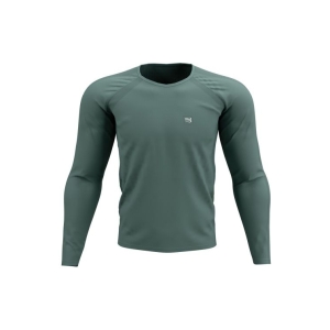 Compressport Training Tshirt Long Sleeve Uomo Verde