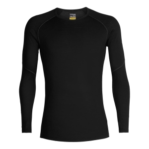 Icebreaker 150 Zone Long Sleeve Crewe Mann Schwarz