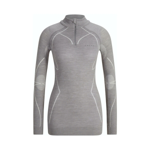 Falke Wool-Tech Zip Shirt Frau Hellgrau
