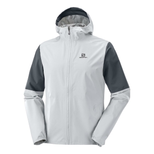 Salomon Essential WaterProof 2.5L Jacket Mann Weiß