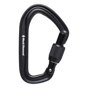 Black Diamond Hotforge Screwgate Carabiner Mixte Noir