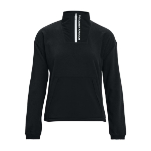 Under Armour Rush Fleece 1/2 Zip Femenino Negro