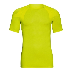 Odlo Active Spine T-Shirt Short Sleeve Crew Neck Masculino Amarelo