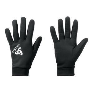 Odlo Gloves Stretchfleece Liner Eco Uomo Nero