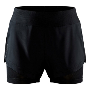 Craft Adv Essence 2In1 Shorts Vrouw Zwart