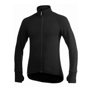 Woolpower Full Zip Jacket 400 Hombre Negro