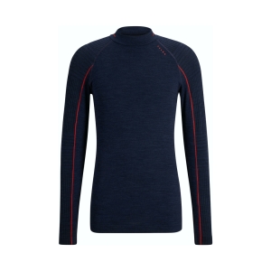 Falke Wool-Tech Long Sleeve Shirt Trend Hombre Azul noche