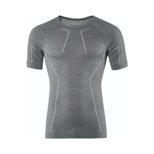 Falke Wool-Tech Short Sleeve Shirt Men Grey