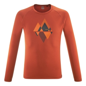 Millet Sharpeak T-Shirt Long Sleeve Mann Orange