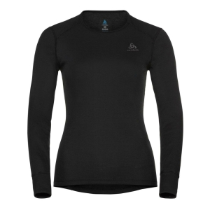 Odlo Base Layer Top Crew Neck Long Sleeve Active Warm Eco Vrouw Zwart