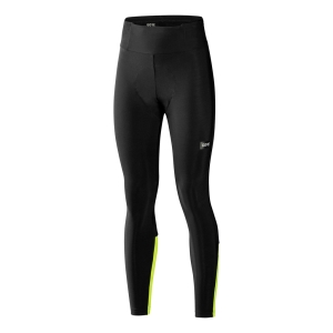 Gore Wear Progress Thermo Tights+ Womens Black/Neon Yellow Femenino Negro