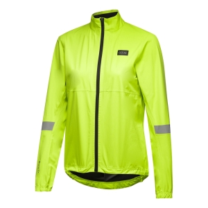 Gore Wear Stream Jacket Womens Neon Yellow Femenino Amarillo fluorescente
