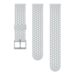 Suunto Bracelet Suunto 20mm Ath1 Silicone Pebble White S+M Hellgrau