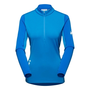 Mammut Aenergy Long Sleeve Half Zip Pull Femme Bleu ciel