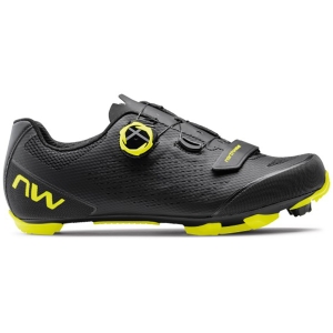 Northwave RAZER 2 BLACK/YELLOW FLUO Mannen Zwart